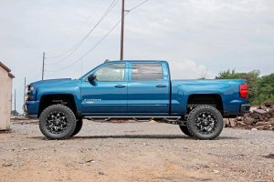 Chevrolet Silverado 1500 Suspension Lift Kit - Front + Rear - Rough Country - 7 Inch Lift Kit | Cast Steel | Vertex - '14-'18